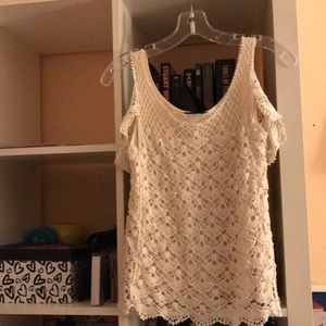 Cream Lace Blouse